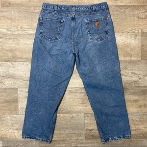 Carhartt Straight Relaxed Fit Flannel Lined Jeans